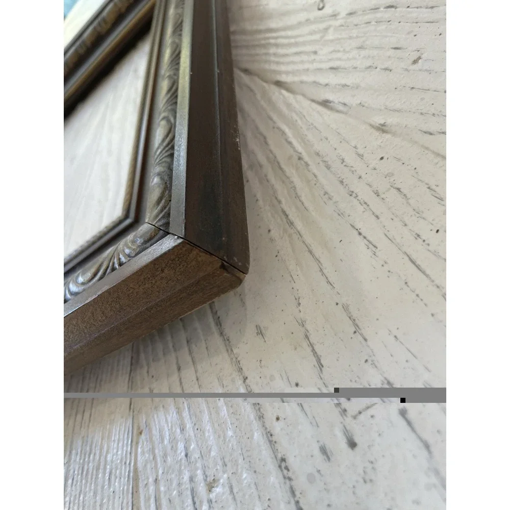 Vintage Wood Wooden Gold Highlight Picture Art Frame 13x15 Holds‎ 7.5x9.5